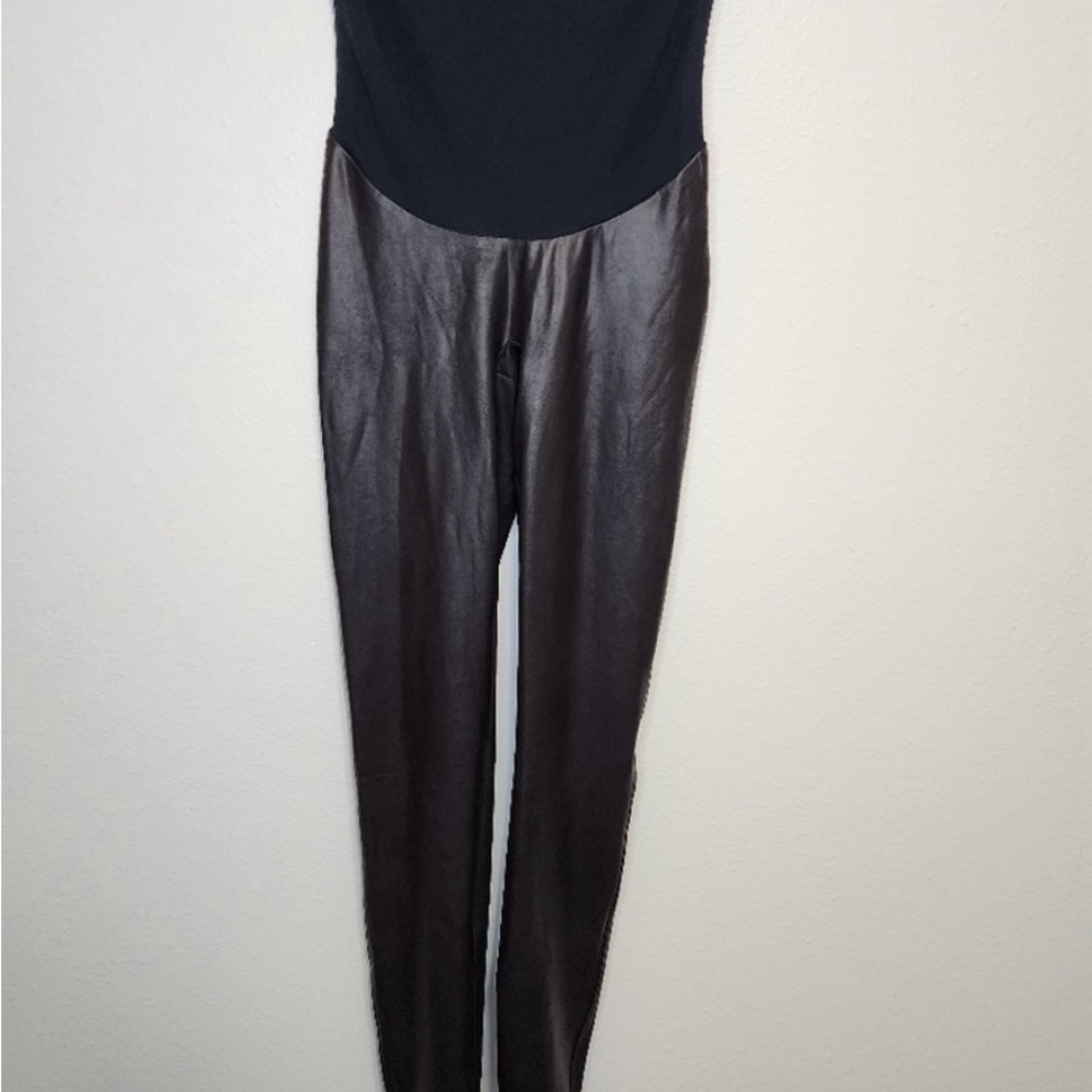 Maternity Faux leather spanx